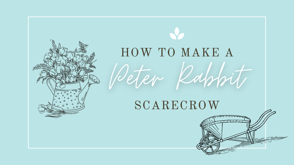 How To Make A Peter Rabbit Scarecrow In 7 Easy Steps