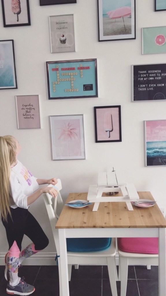 Pastel Photo Collage at The Picnic Bench Swansea Restaurant