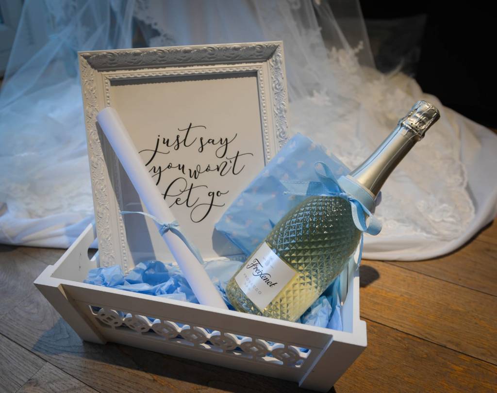 Something Old, Something New Wedding Gift Hamper Idea
