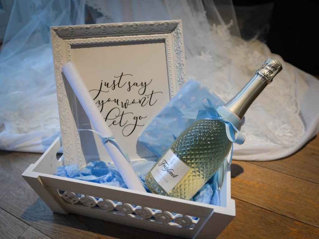 Something Old, New, Borrowed, Blue Wedding Gift Hamper For Bride to Be