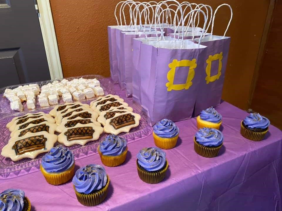 Friends themed party bags
