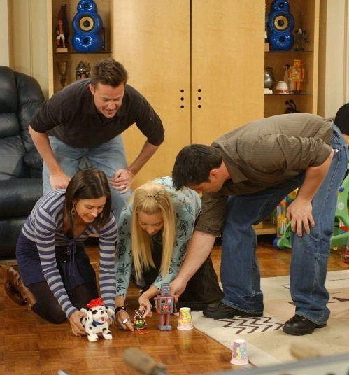 Friends wind up toy race