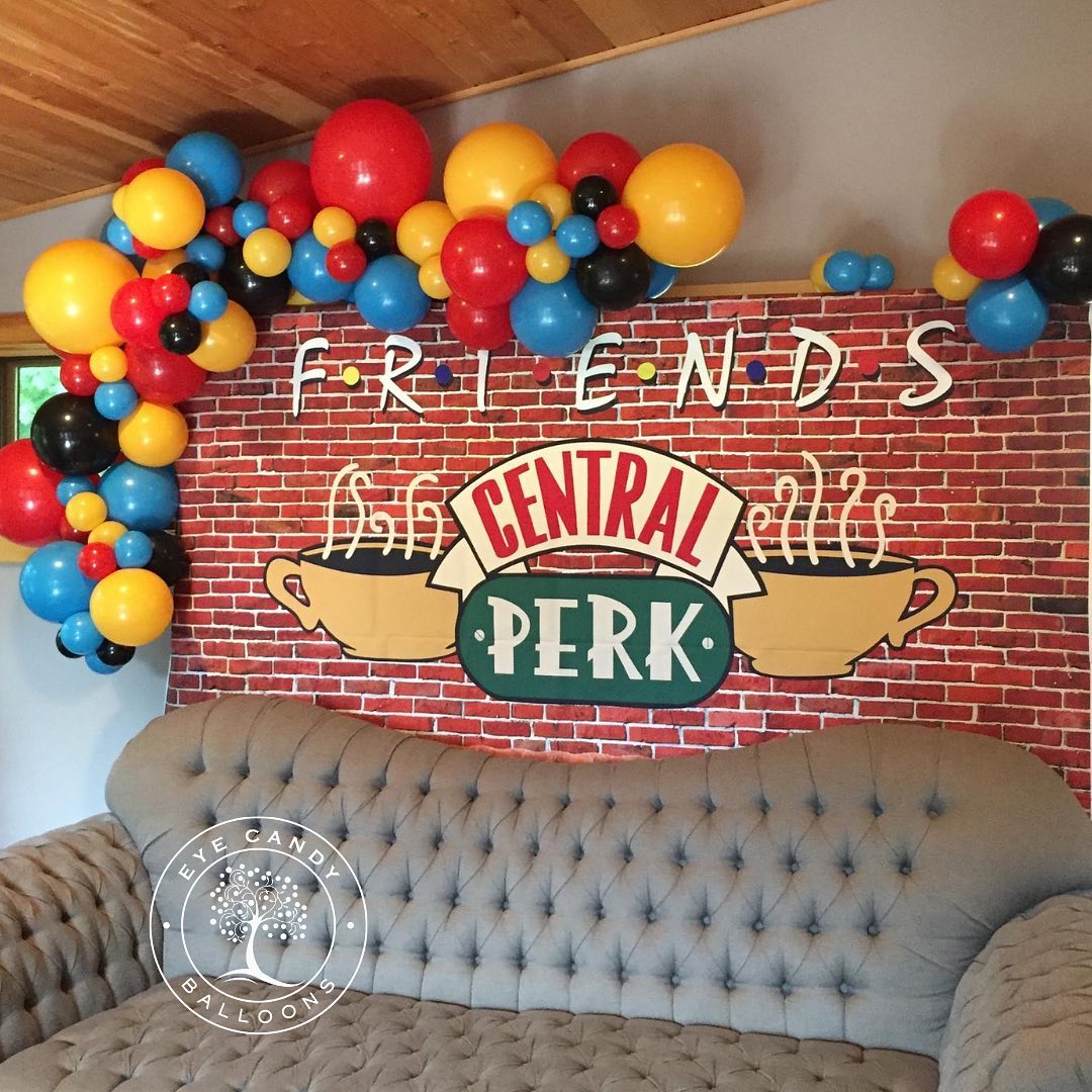 Friends photo booth backdrop