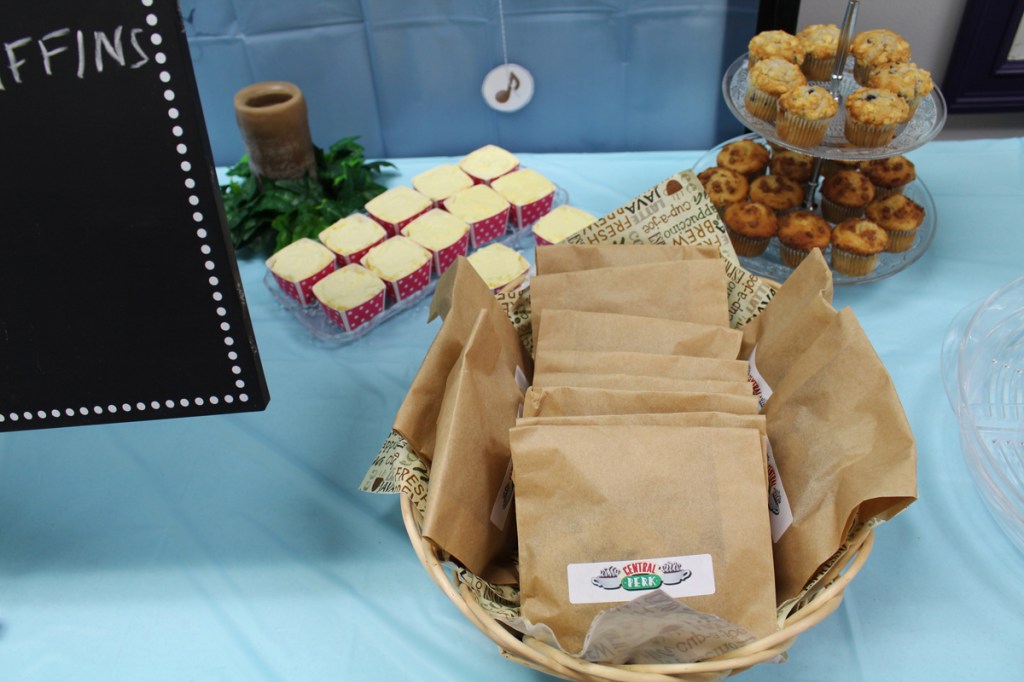 Friends themed party favours