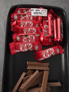 Friends themed party favours