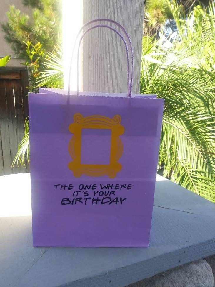Friends themed party bags