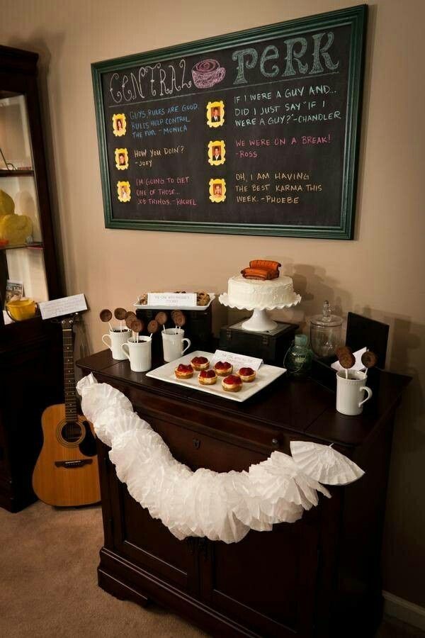 Friends dessert table
