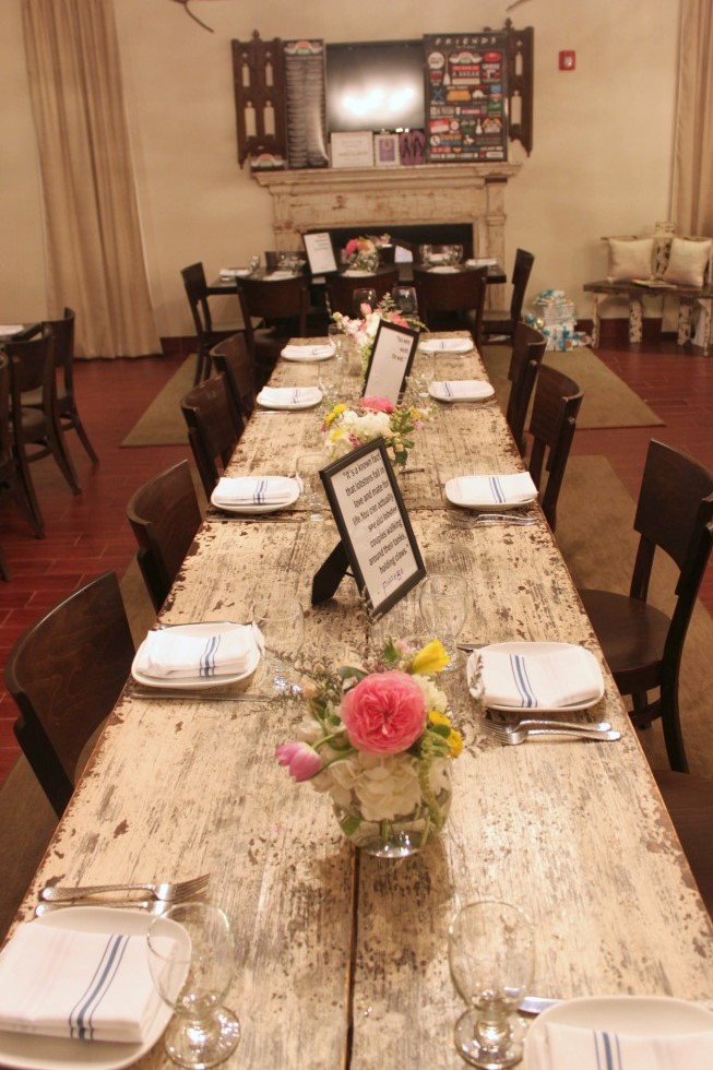 Friends themed dinner party