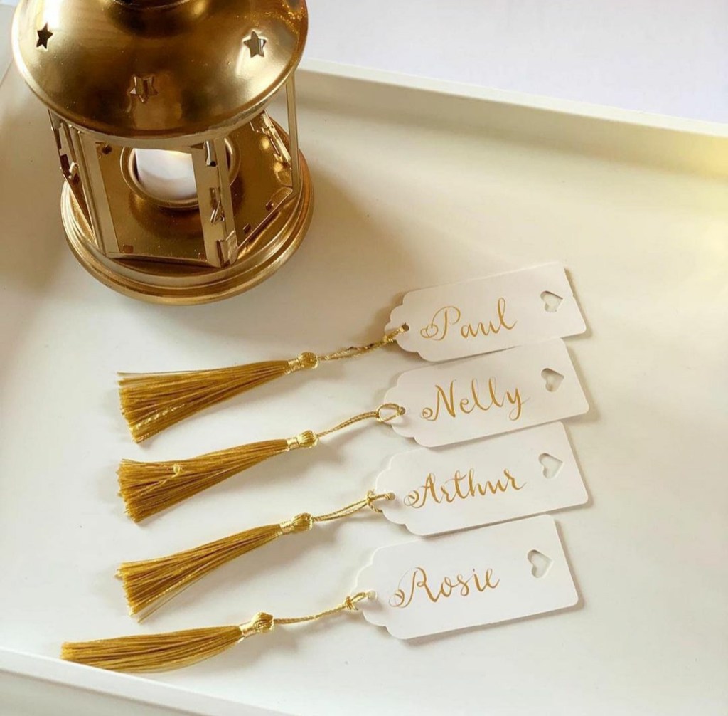 Celebrity Sam Faiers (Nelly's 5th Birthday) Sleepover Teepee Party - Personalised Calligraphy Tents