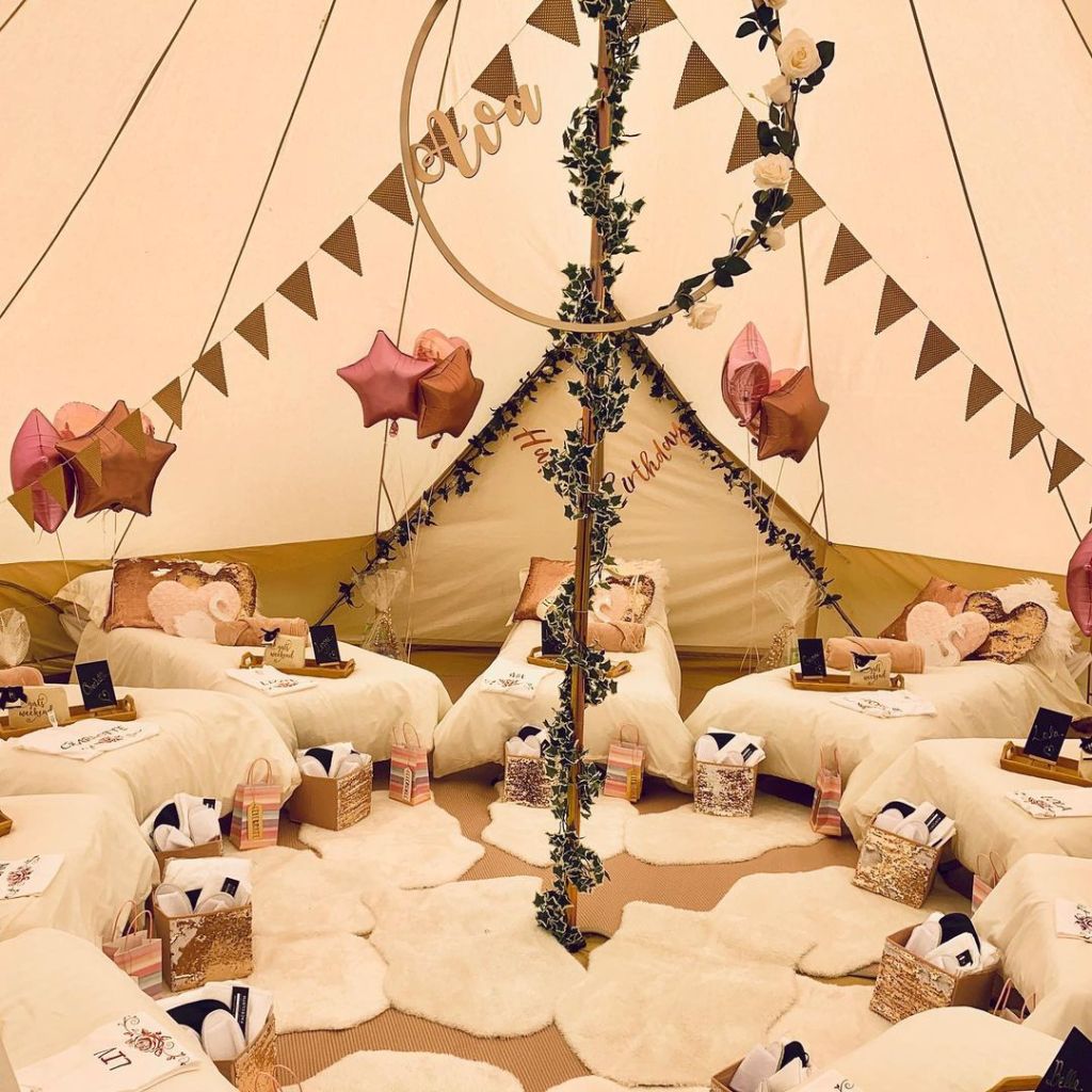 Celebrity Myleene Klass (Ava's 12th Birthday) Sleepover Teepee Party - Bell Tent