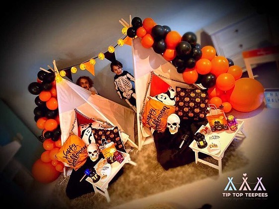 Celebrity Kimberley Walsh Halloween Sleepover Teepee Party - Wigwam Tent