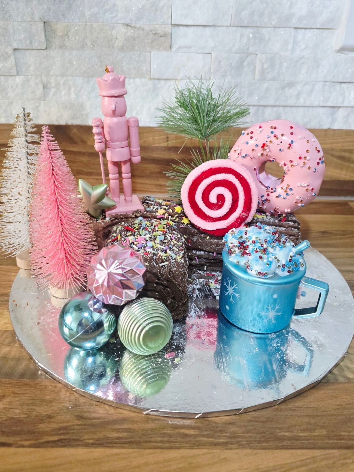 How to Decorate a Christmas Candy Land Yule Log: A Fun, Kid Friendly&nbsp;Guide